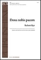 Dona Nobis Pacem SSA/SSA choral sheet music cover